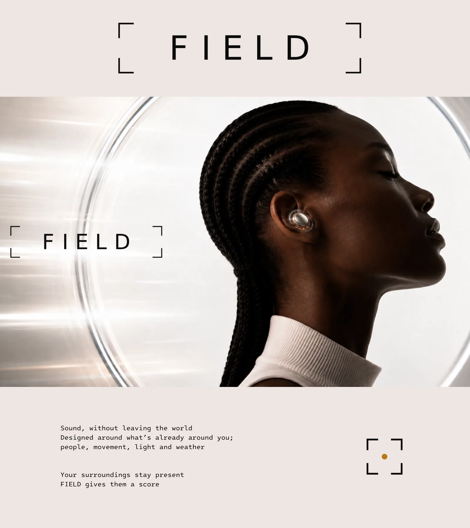 FIELD cover, sound in focus